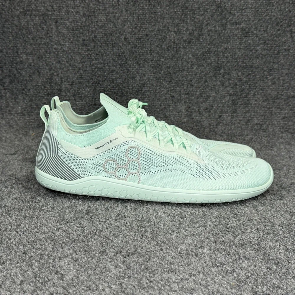 Vivobarefoot Primus Lite Knit Shoes Mens 12.5 Blue Athletic Run Running Training